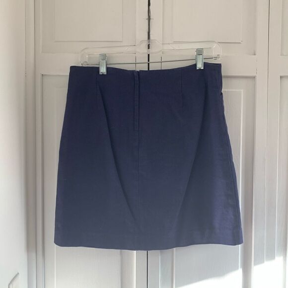 Lily Pulitzer Mini Skirt Green Embroidered Flower - Picture 4 of 13